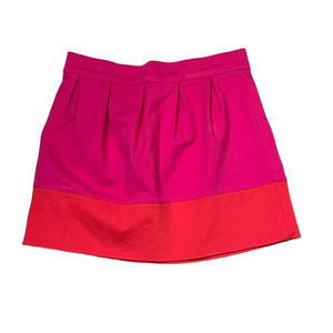 Gymboree Girls Skirt Size 12 Pink Orange Cotton Blend Colorful Pull On 24" Waist